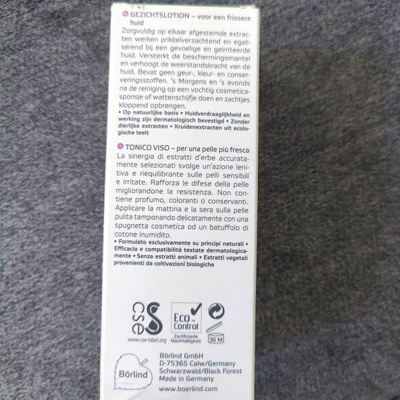 AnneMarie Borlind ZZ Sensitive Facial Toner 5.07 fl. oz Glass Cruelty Free NEW - Picture 4 of 4